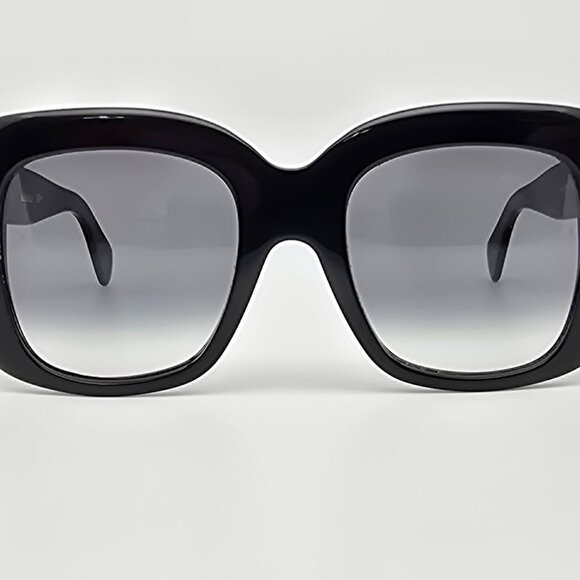 Celine CL41433/S 807 Black Frame Grey Gradient Lens Oversized Sunglasses w/ Case - Picture 2 of 15